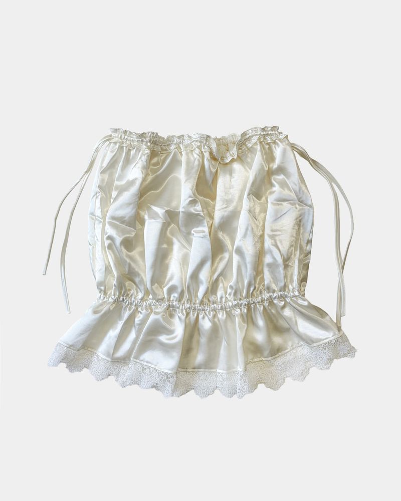 Nostalgic Satin Skirt