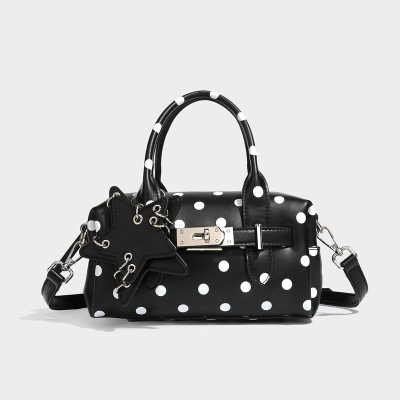 Star Keyring Polka Dot Pillow Handbag