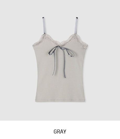 How Lace Ribbon Sleeveless
