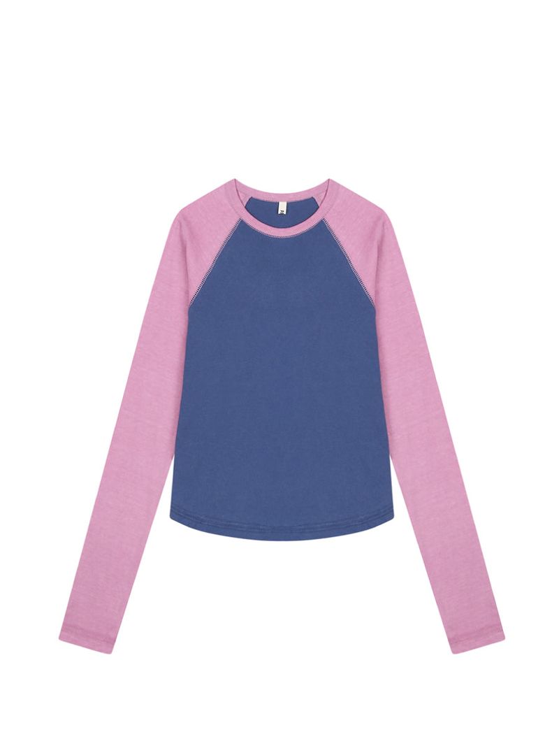 PADD（パード）の「ラグランTシャツ (ピンク)（トップス）」