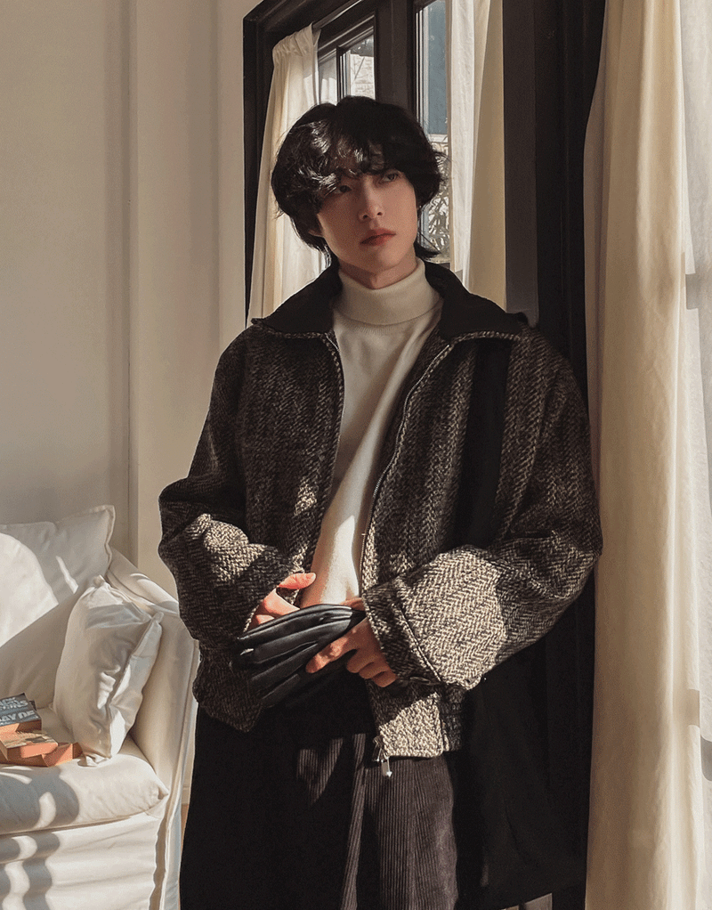 2PLAN（ツープラン）の「アモンツイードダブルバルーンジャケット (2 color)（Jackets/Outerwear）」
