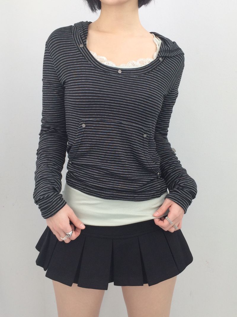 Basic Pleated Miniskirt