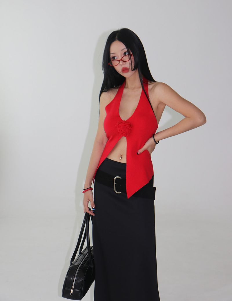 suede wide belt