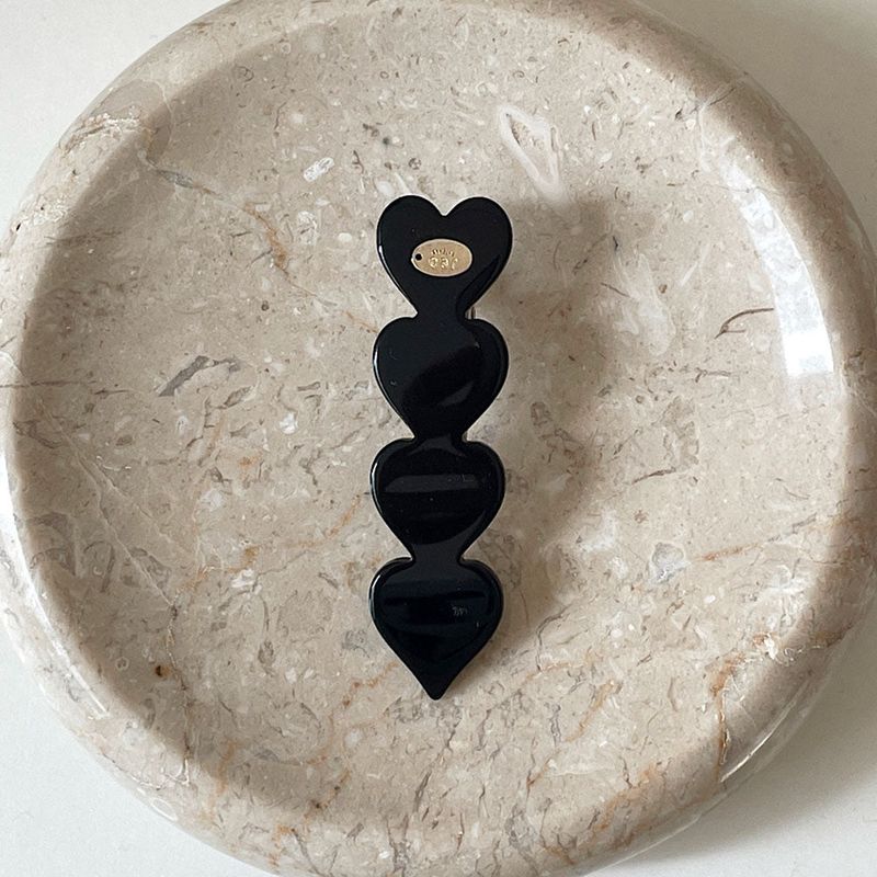 oar（オーエーアール）の「oar Heart Hair Point-pin [BLACK]（Hair Accessories）」