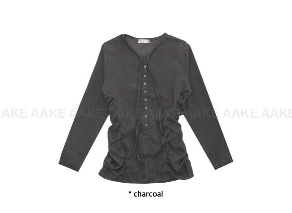 SHIRRING STRAP BLOUSE