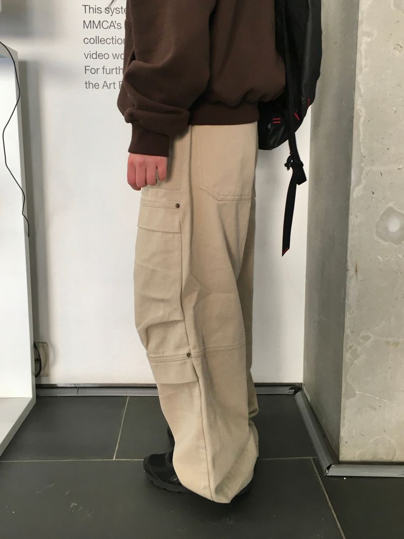 ムーブカットスナップワイドパンツ(3c)