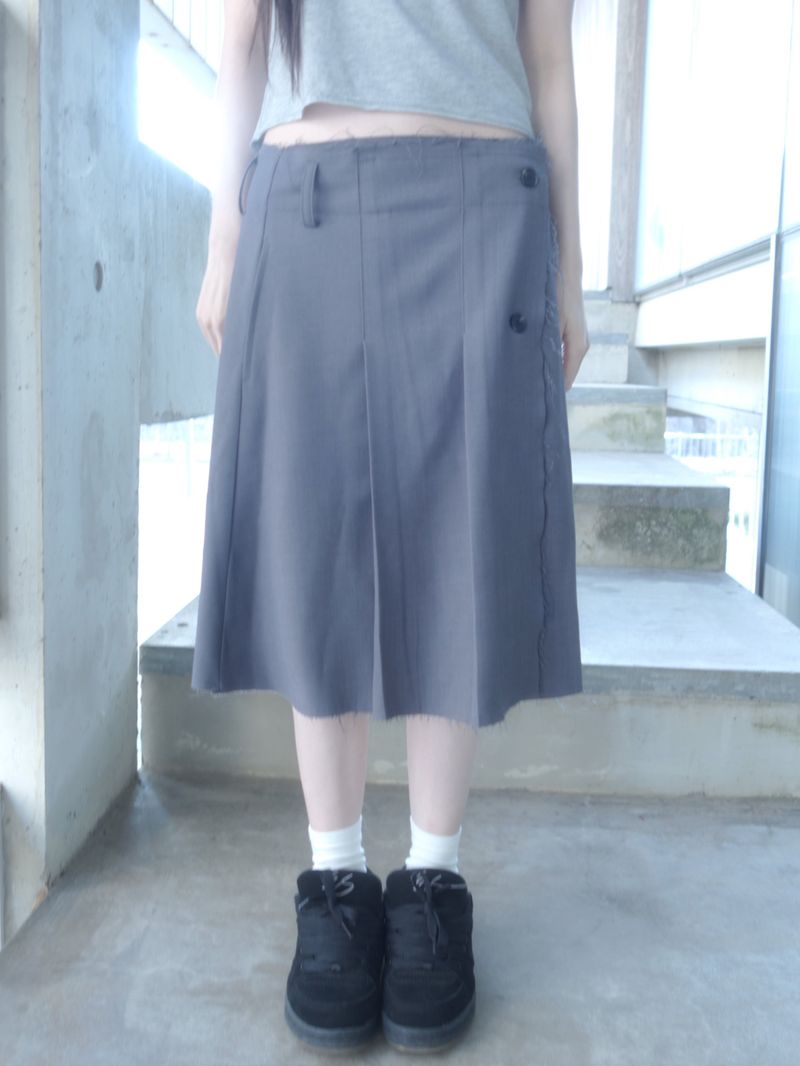 ZELENA（ゼレナ）の「cutting wrap skirt（Skirts）」