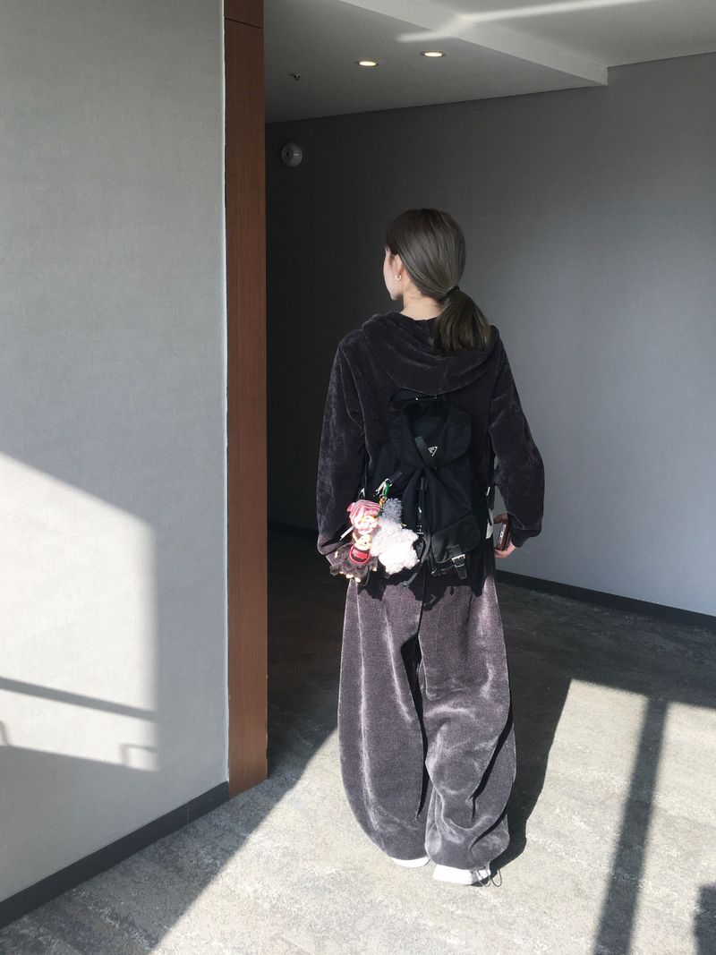 Acorn Velvet Wide Pants (3c)
