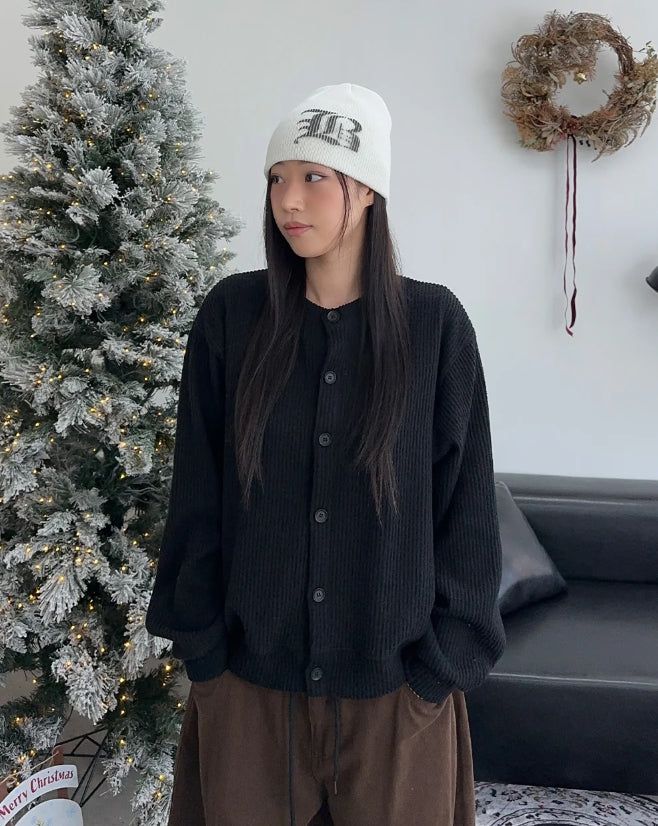 SATIIIZ（サティーズ）の「Moel Crop Brush Cardigan（Tops）」