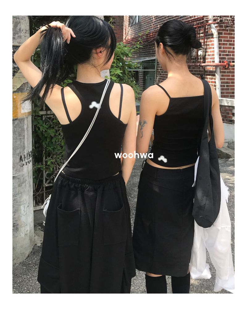WOOHWA(ウファ)の「【Set item】 CLOUD SLEEVELESS WOO & HWA(Tops)」