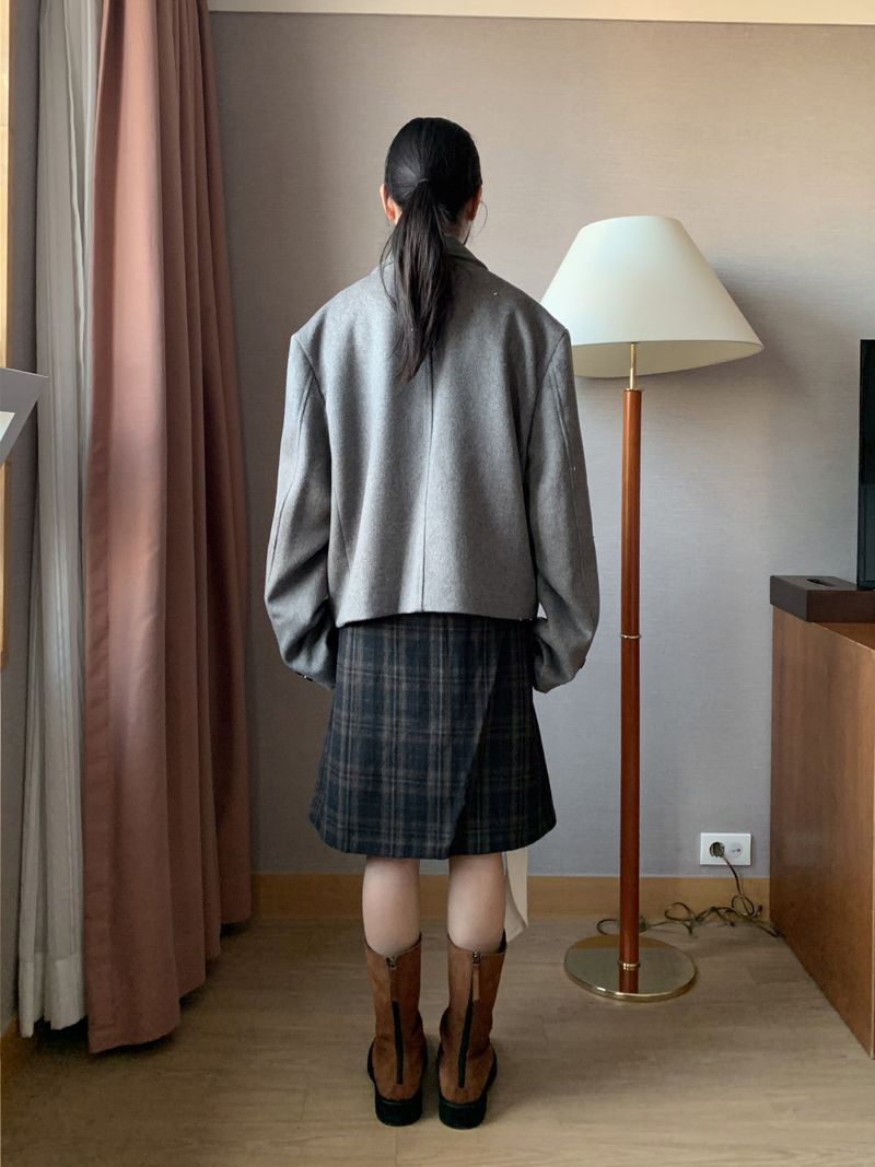 WOOL CROP BLAZER