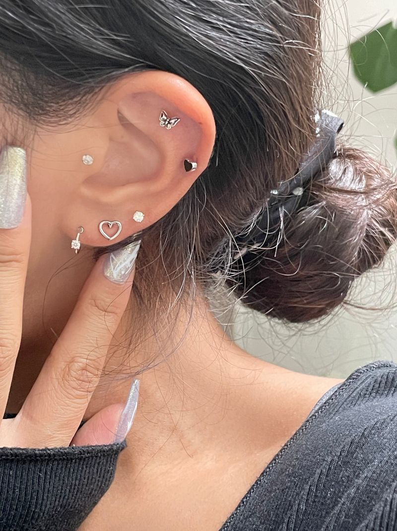 [5 set] mood antique piercing set