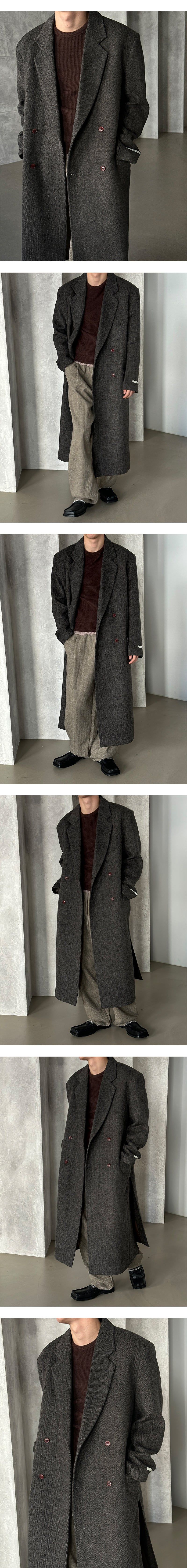  [F/W] Herringbone wool double coat(2color)