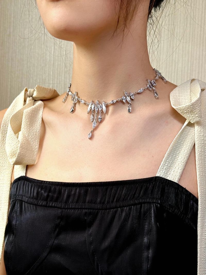 Drop Choker Necklace - "Radiant" Collections