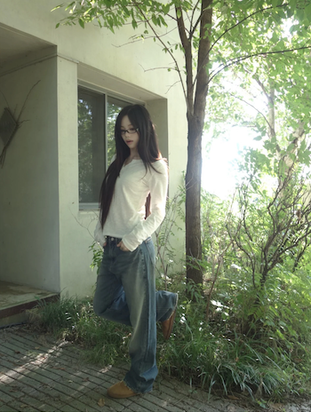 cube denim pants