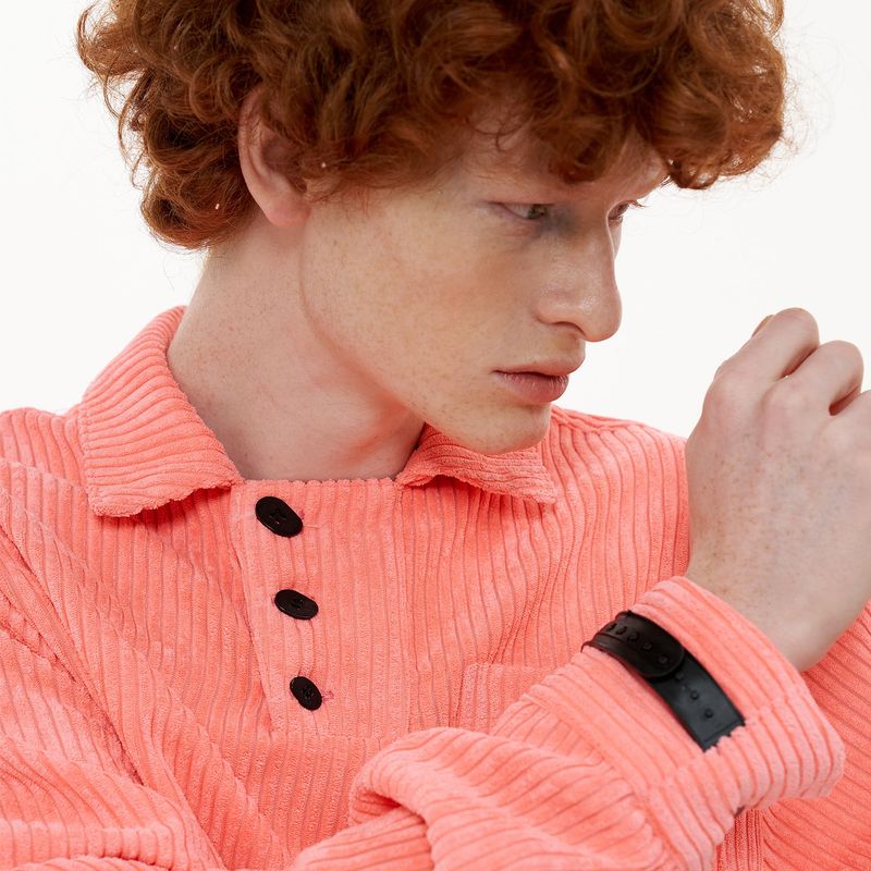 OTHER-worldly（アザーワールドリー）の「Melting Button Shirt [Pink]（Tops）」