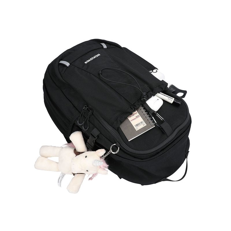 CARABINER MESH BACKPACK / BLACK