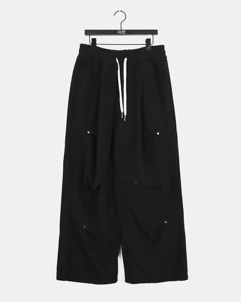 Tyrone fleece rivet sweatpants