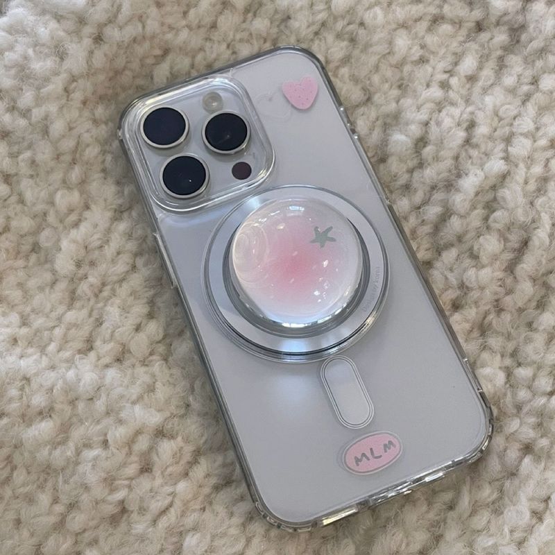 MY LITTLE MOMENTS（マイリトルモーメント）の「ブラッシュベリー ハーフドームフォン マグセーフスマートトック（スマホグッズ/小物）」