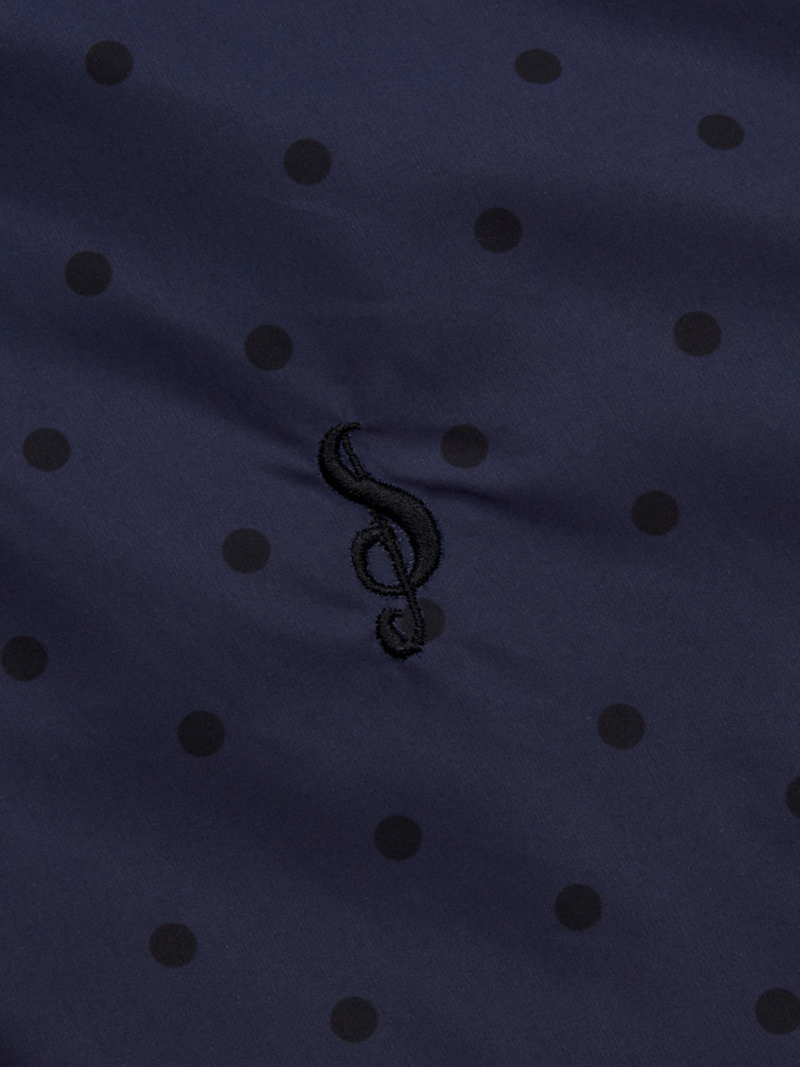 S CLEF DOT WINDBREAKER (NAVY)