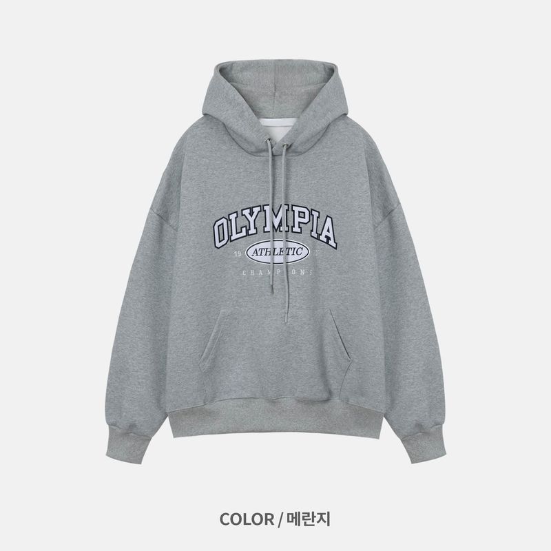 LMN Olympia Embroidery Double Paper Oversized Fit Hooded (6 colors)