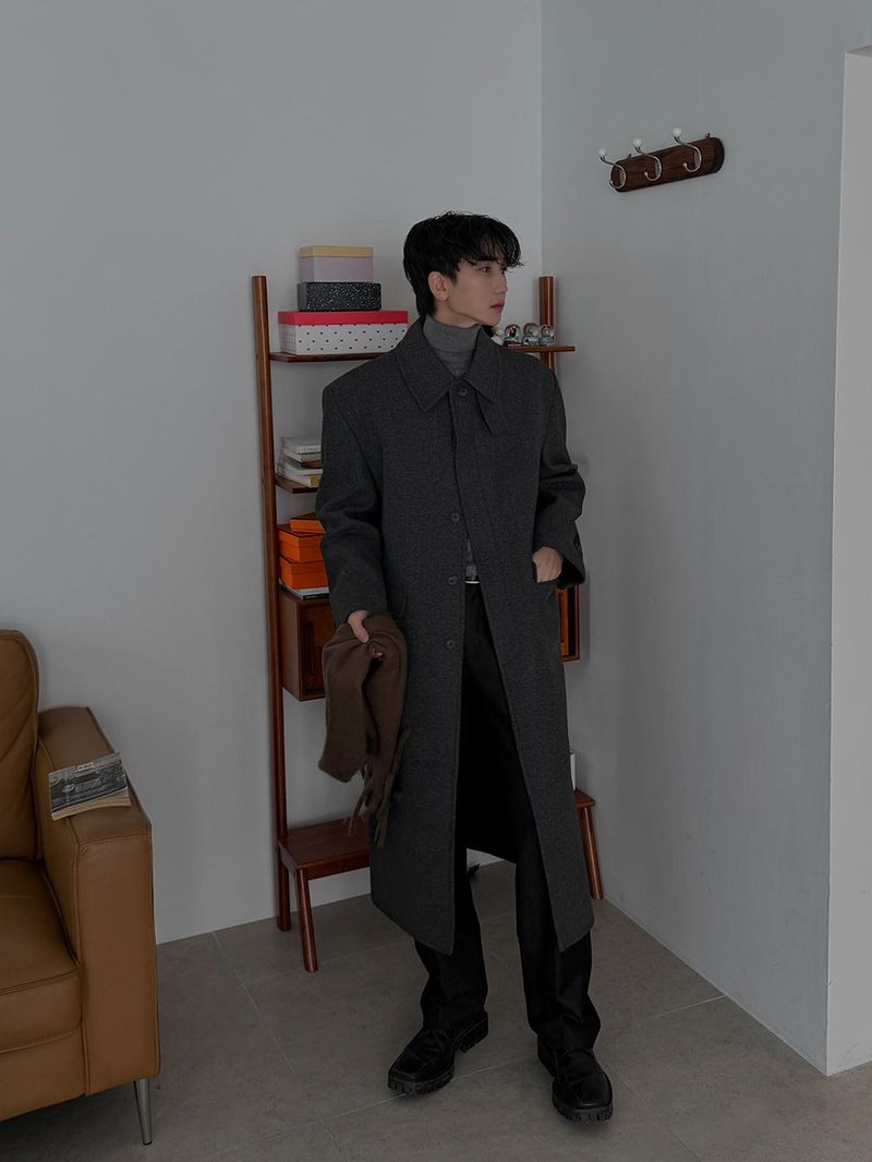 ASCLO（エジュクロ）の「Pleddy フレンチチンストラップウールコート (2color)（ジャケット/アウター）」