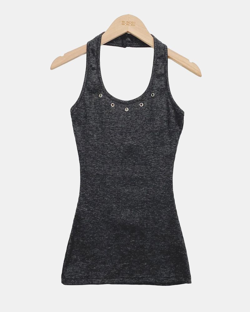 Lunef Halter Neck Sleeveless Top
