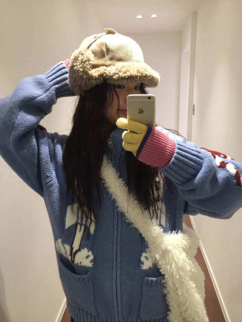 Reversible Boucle Trapper Hat (2 Colors)