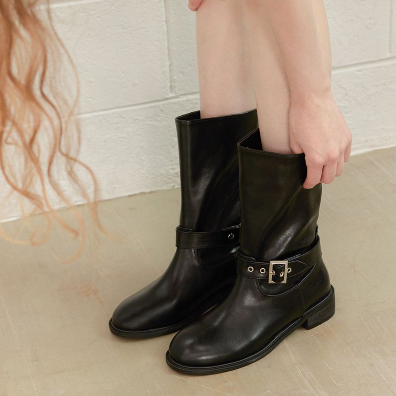 AVISPA（アビスパ）の「Chester eyelet belted boots_B070_1color_3.5cm（Shoes）」