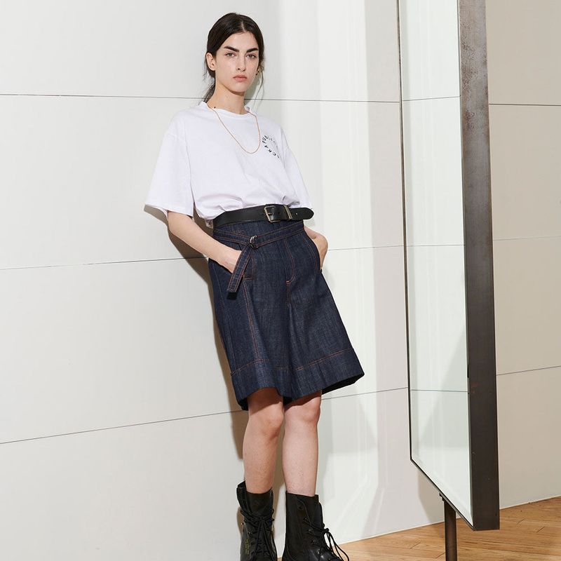  DIJON HALF PANTS, DENIM