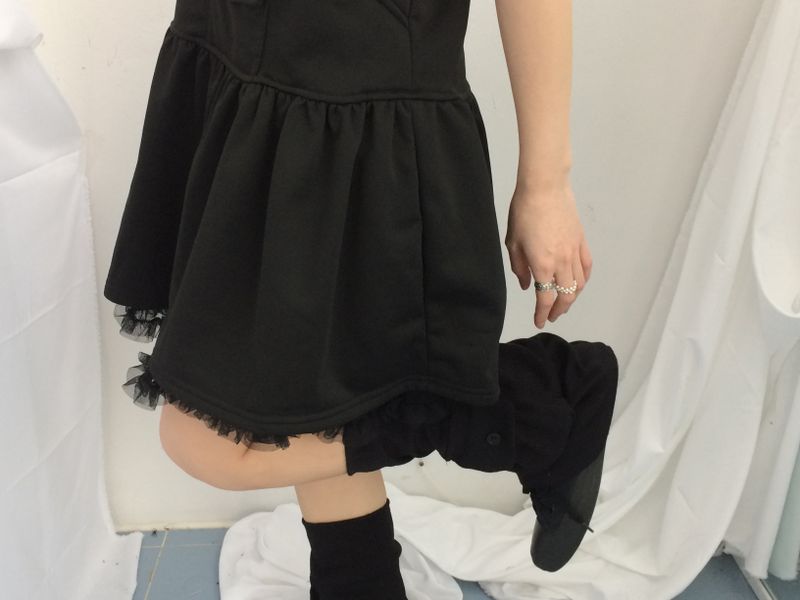 Pocket Flare Hooded Dress