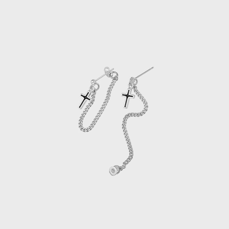 EPOXY CROSS CHAIN EAR