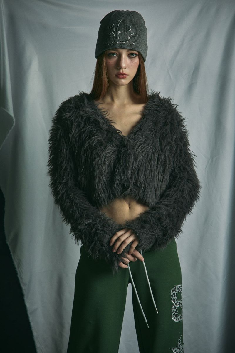 FUR CARDIGAN