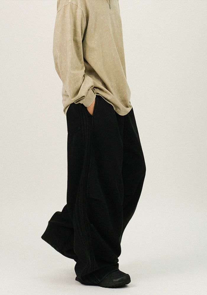 SEMIKAJI（セミカジ）の「Track Pigment Parachute Pants 트랙 피그먼트 파라슈트 팬츠（Pants）」