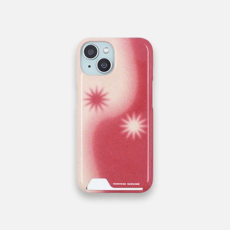 sunvase service(サンベースサービス)の「YIN YANG CASE_PINK (glossy card hard)(Smartphone Accessories)」