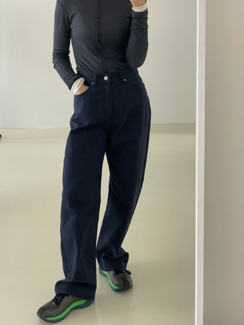 Fake button sleeve T