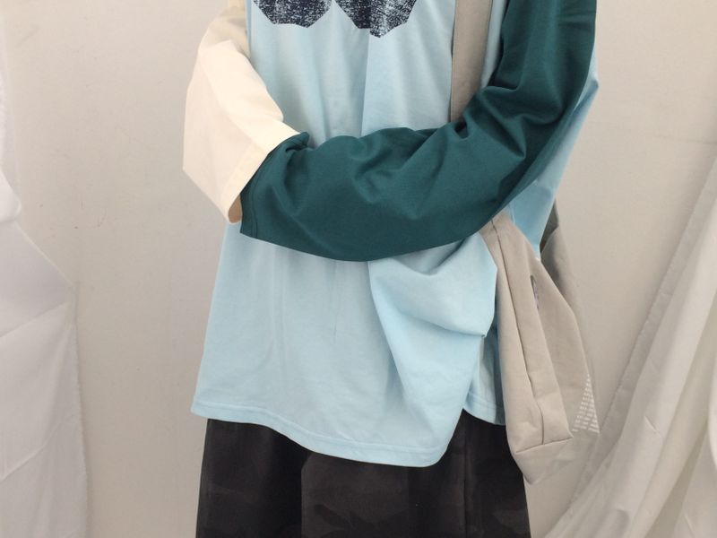 rough frill camotiered skirt