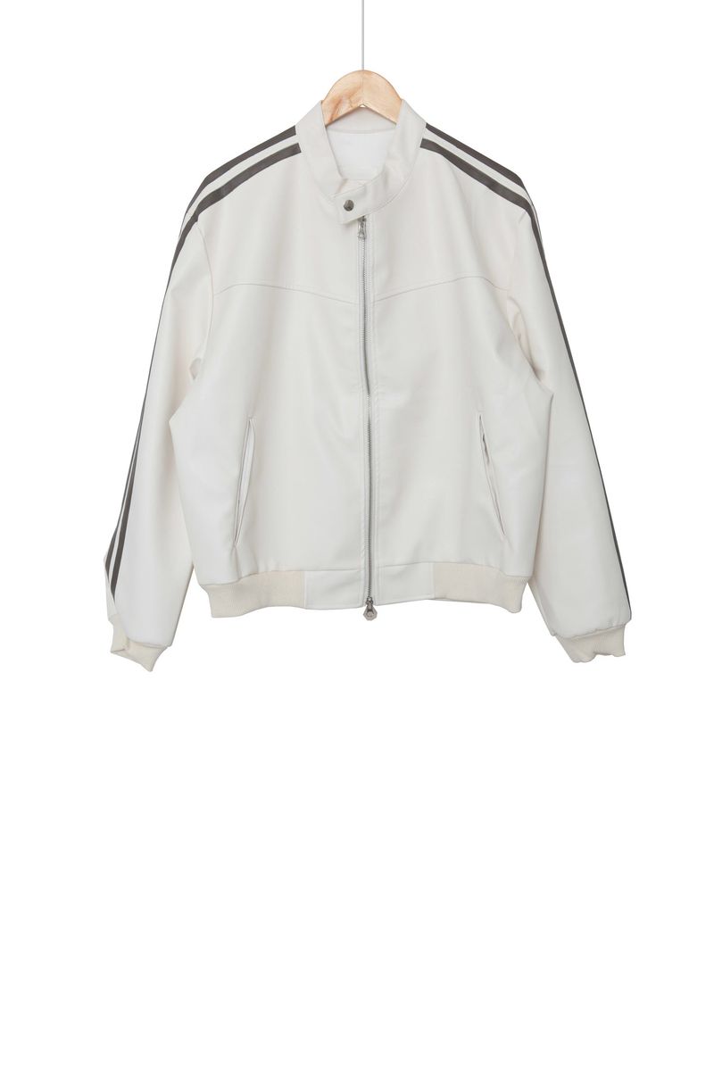 Biker Track Leather Jacket