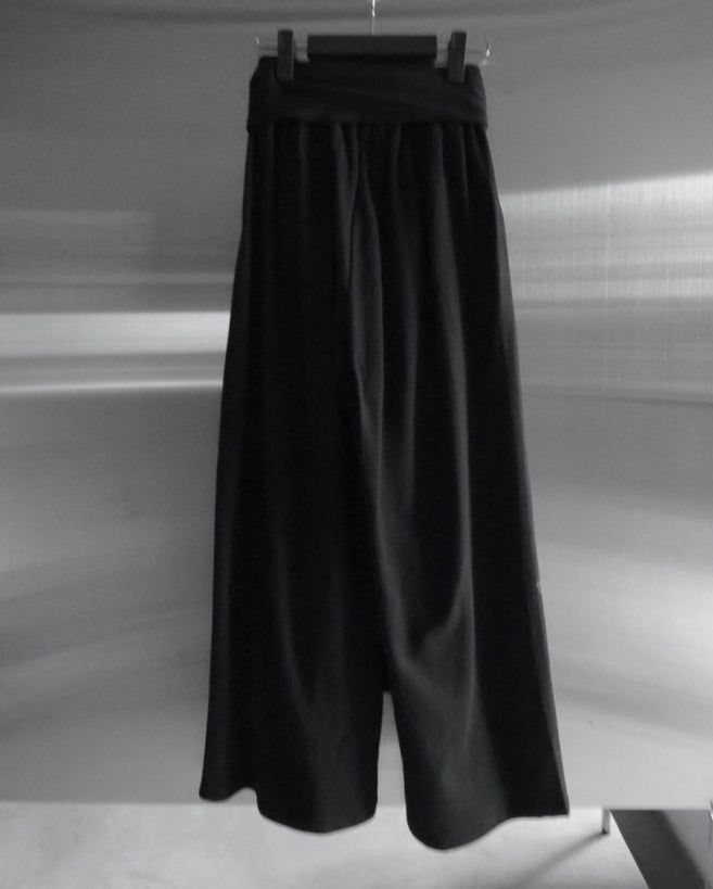 Tie Maxi Wide Sweatpants