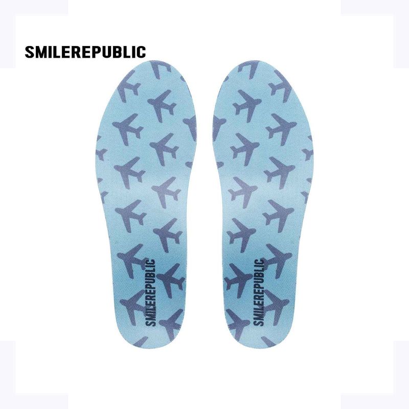 SMILEREPUBLIC（スマイルリパブリック）の「ブルー アーチサポート インソール EVAクッション TPUサポート スニーカー用快適インソール（シューズ）」