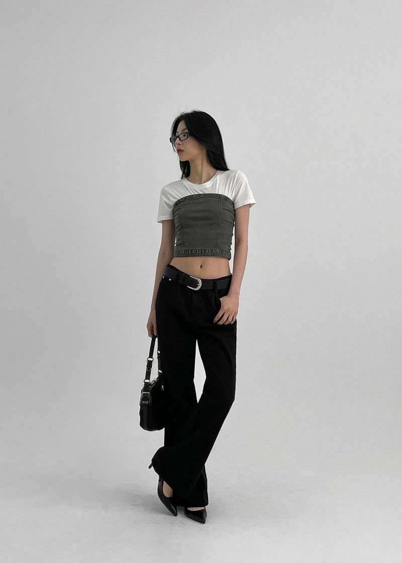 [MADE] DEARBORN SPAN DENIM TOP