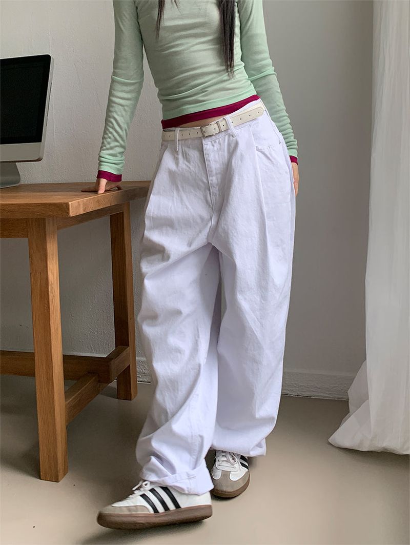 COTTON PINTUCK JEANS (2C)