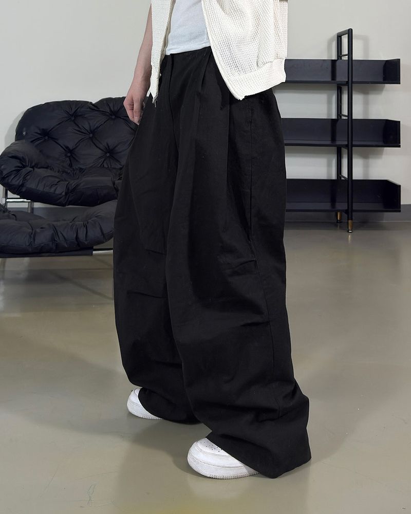 Aven Linen Two-Tuck Wide Pants