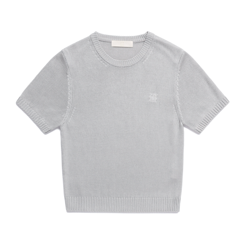Silky half knit - L/Grey - TKH002