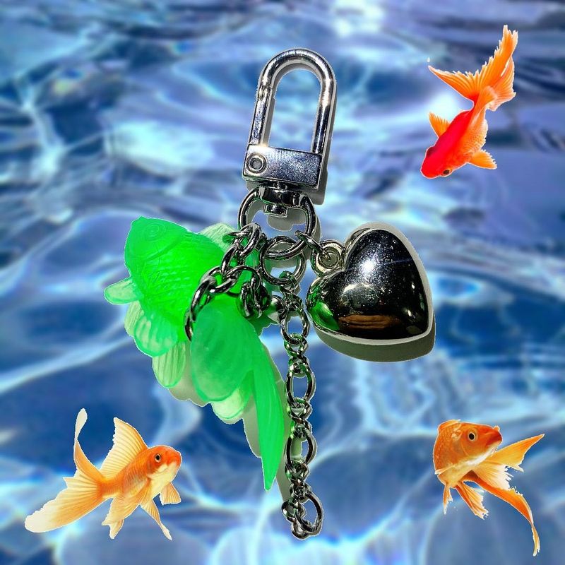 3amgang（スリーエイエムギャング）の「Tied goldfish keychain (color random)（Toys/Key Holders）」