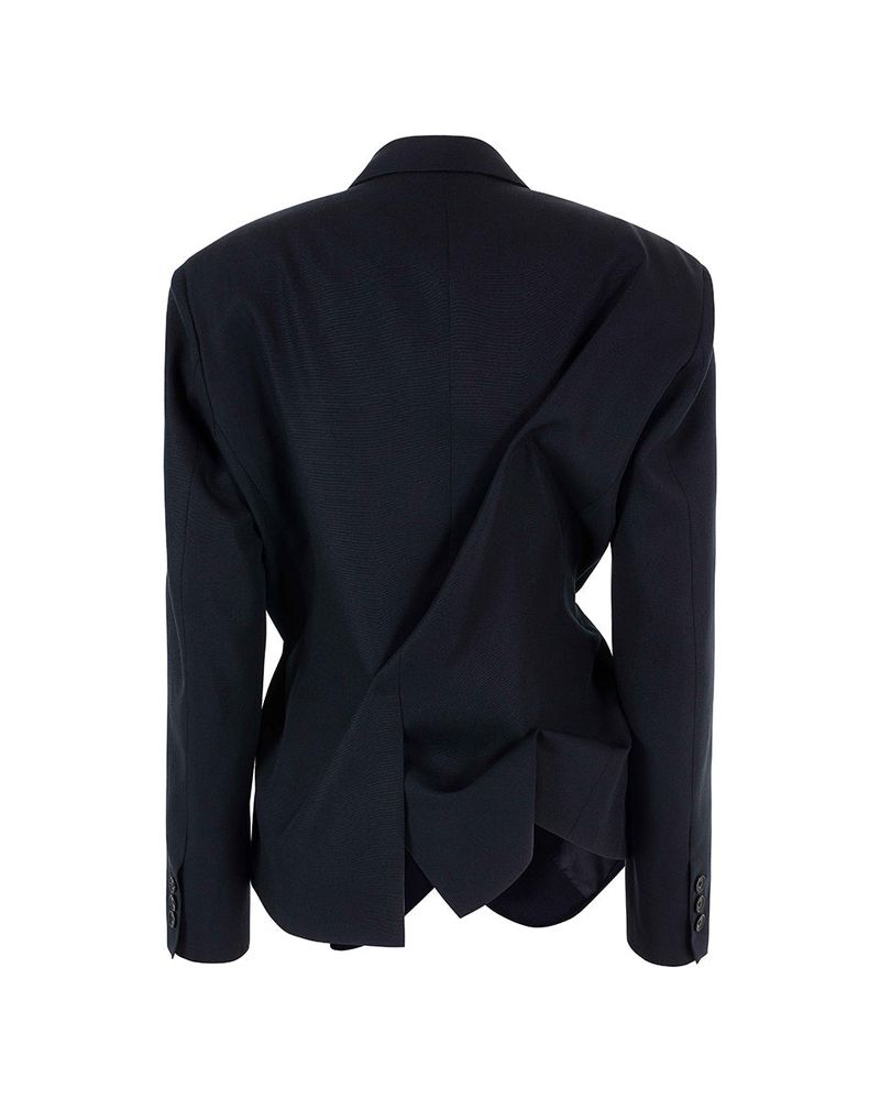 DOZI - Pinched Tailored Jacket _ Navy