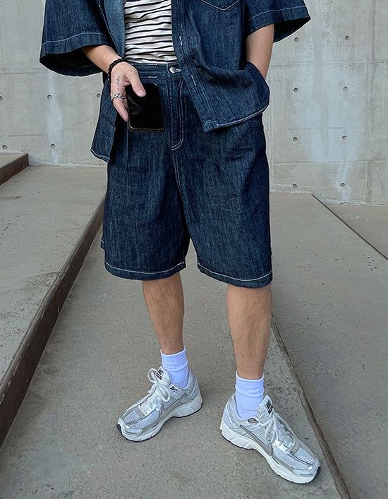 ASCLO(エジュクロ)の「On Jerry Denim One Tuck Half Pants(Pants)」