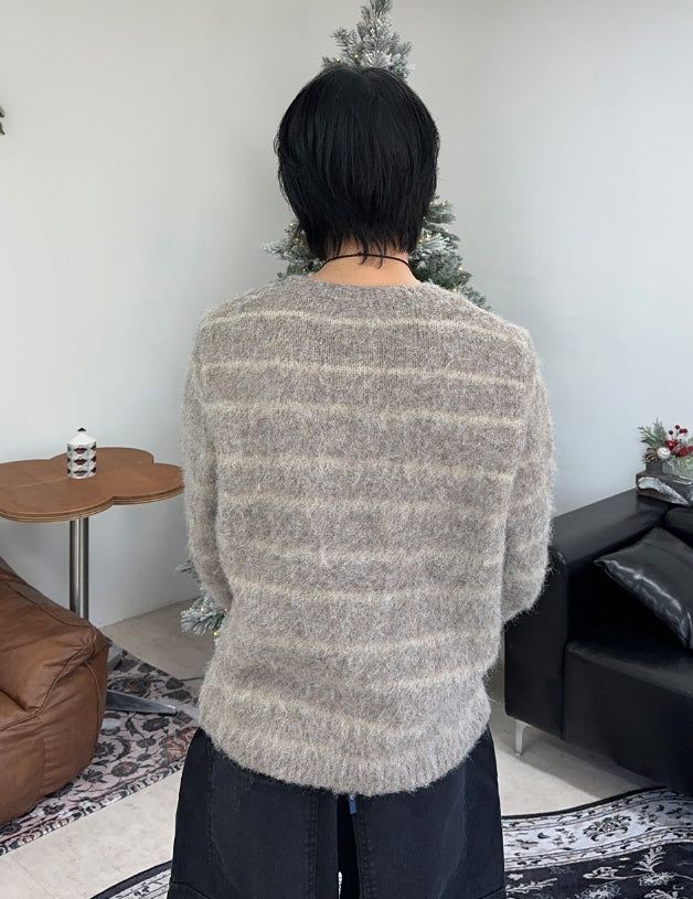 Elrod Stripe Brush Knit