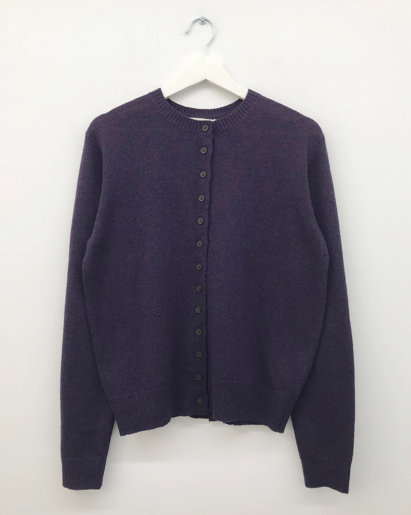 Dual-button round cardigan (3color)