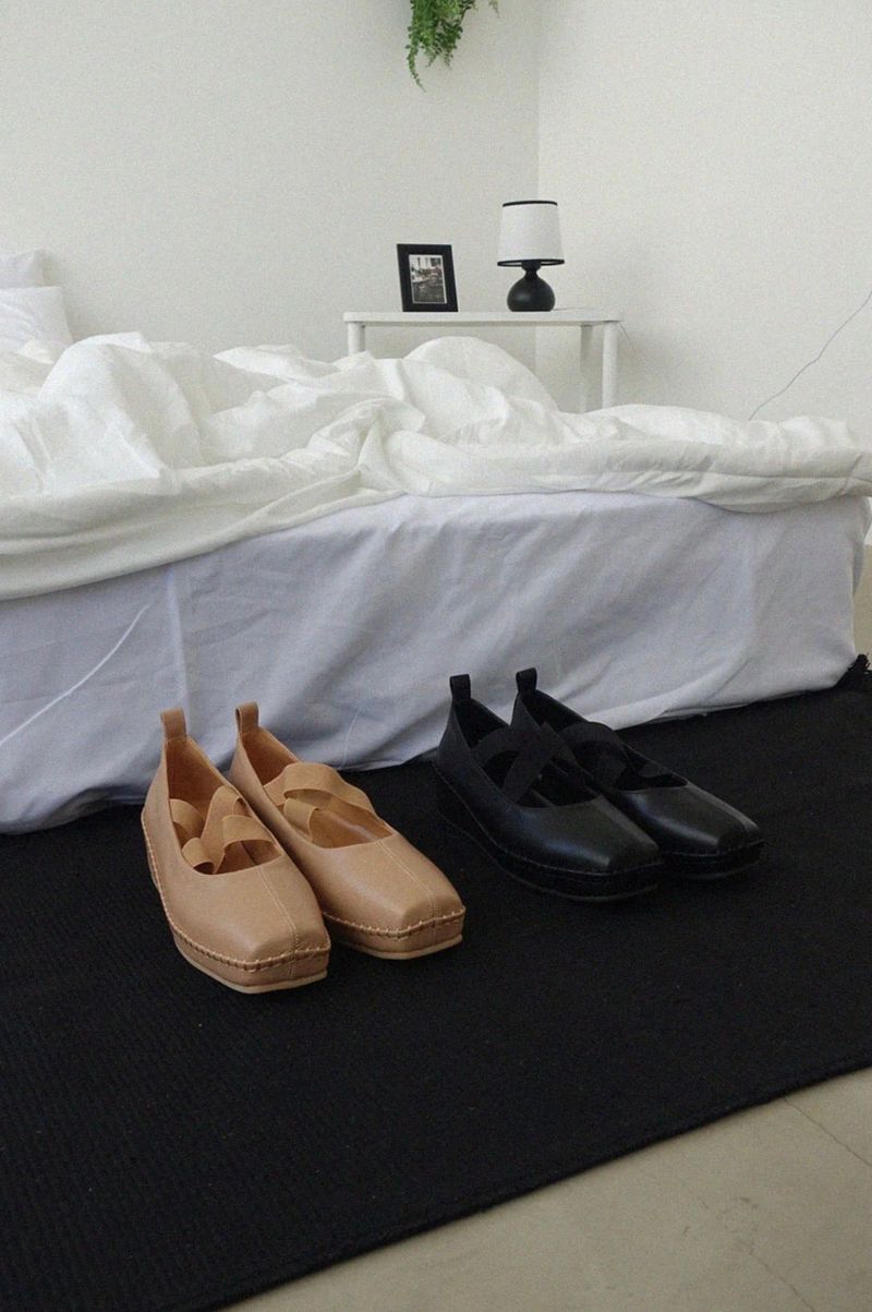 X-STRAP PLATFORM MARY JANE LOAFER (BEIGE, BLACK 2COLORS!)